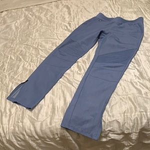 FIGS straight heather denim leg scrub pants